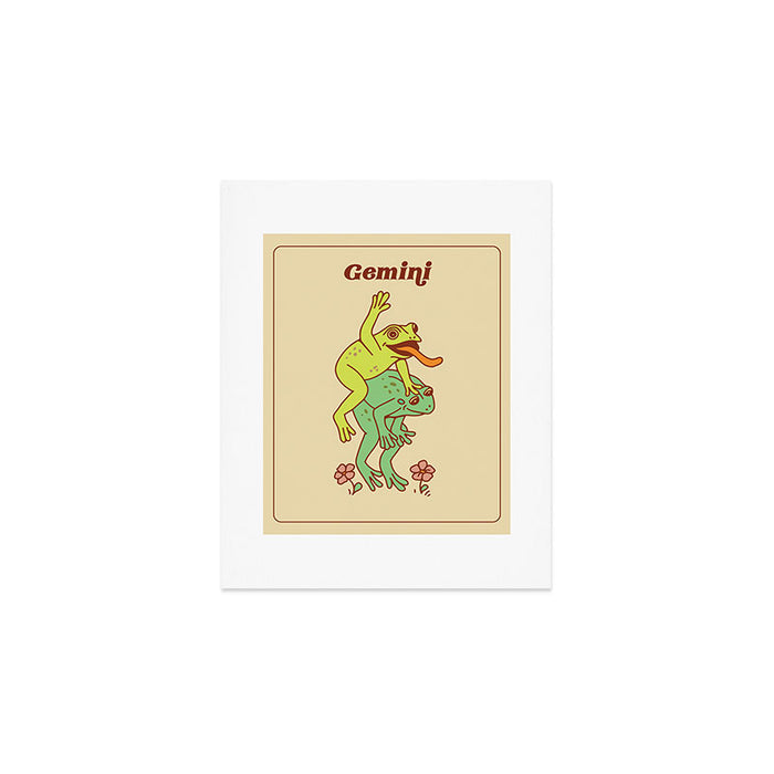 Gemini Frog Art Print Gallery Image 1