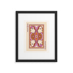 Gemini Playing Card Framed Art Print Gallery Image 4