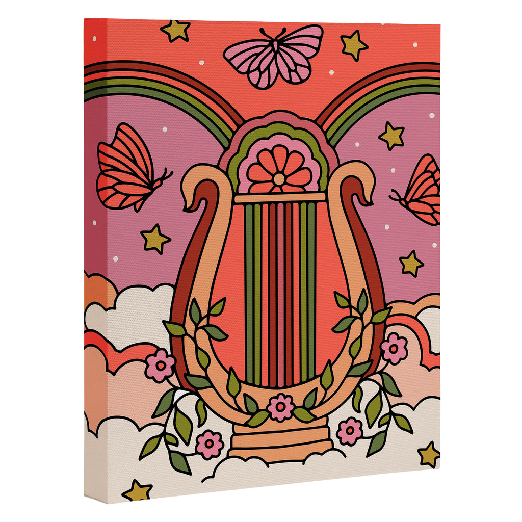 Grecian Lyre Canvas Print Gallery Image 3