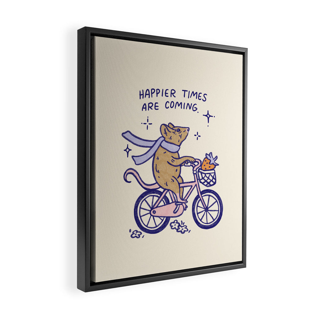 Happy Times Framed Canvas Print Gallery Image 2