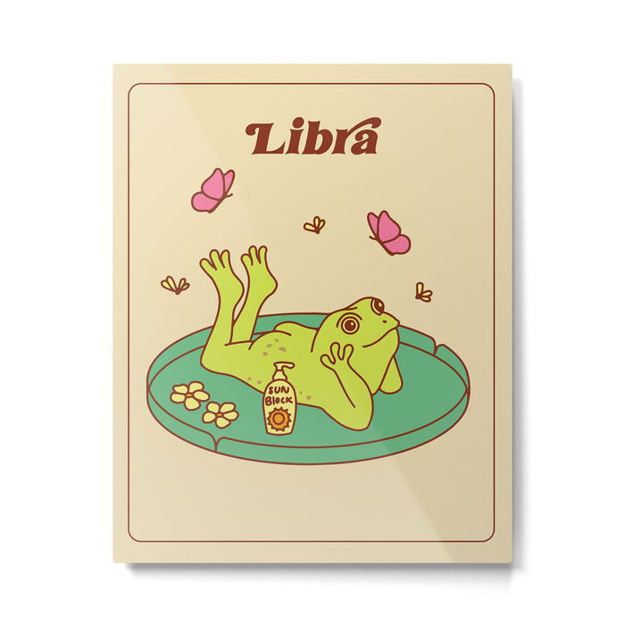 Libra Frog Metal Print Gallery Image 1