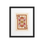 Libra Playing Card Framed Art Print Gallery Image 5