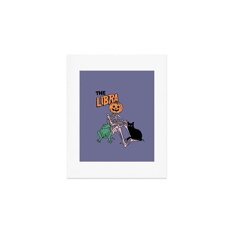 Libra Skeleton Art Print Gallery Image 1