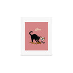 Libra Xmas Cat Art Print Gallery Image 1