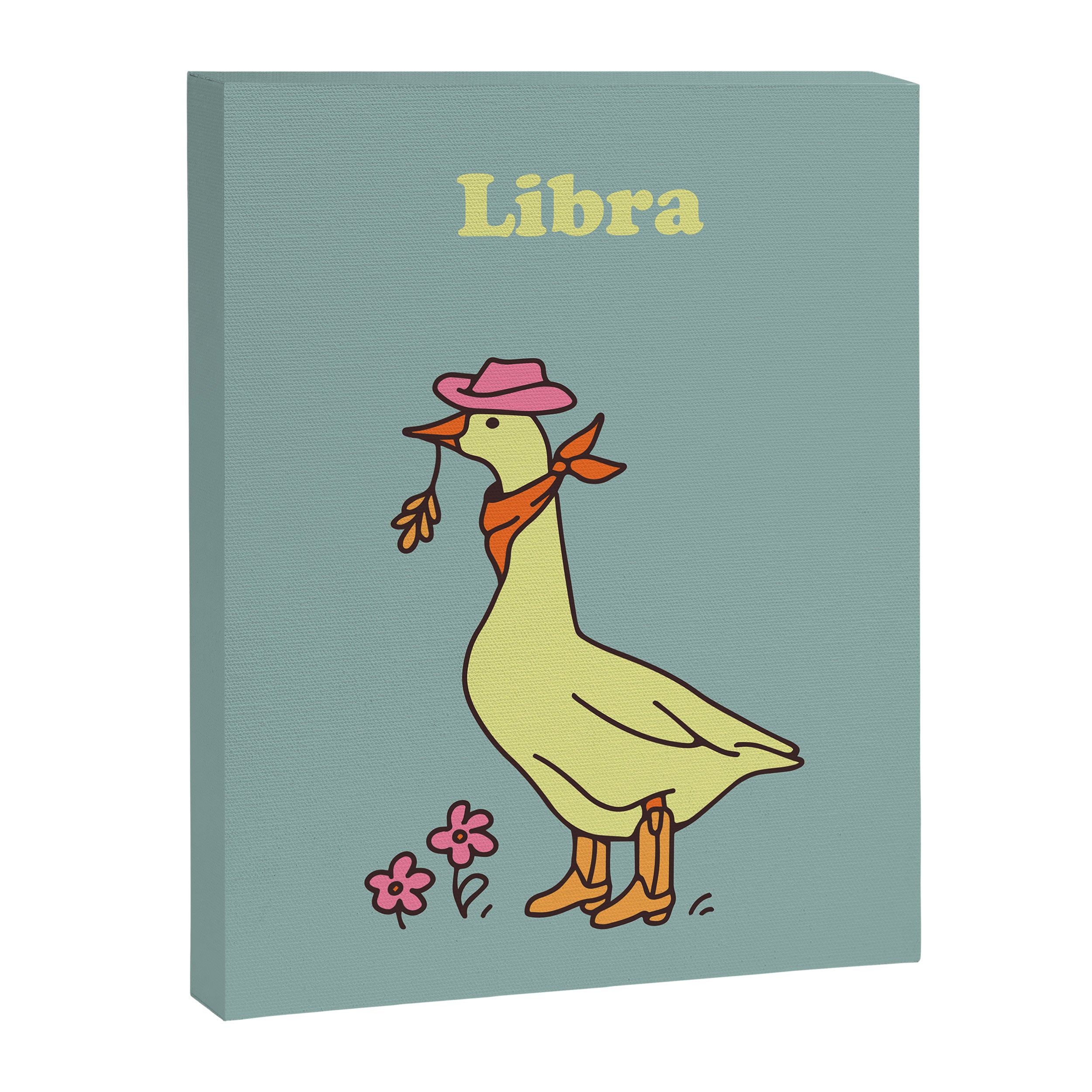Libra Zodiac Goose Canvas Print Gallery Image 6
