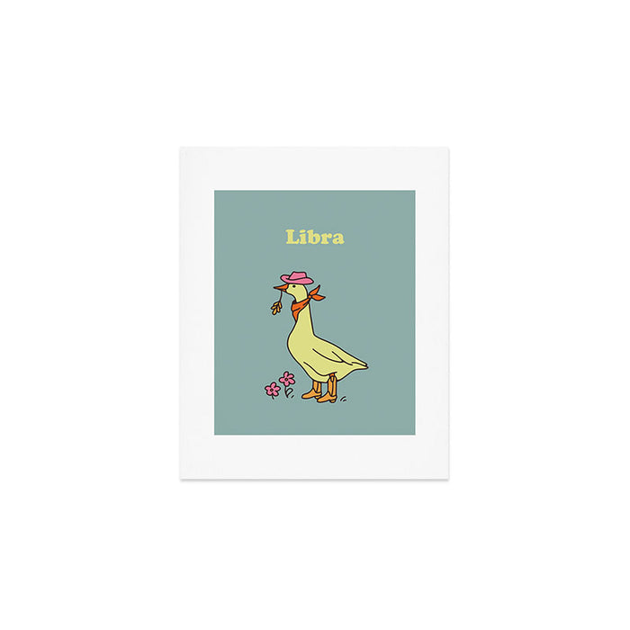 Libra Zodiac Goose Art Print Gallery Image 1