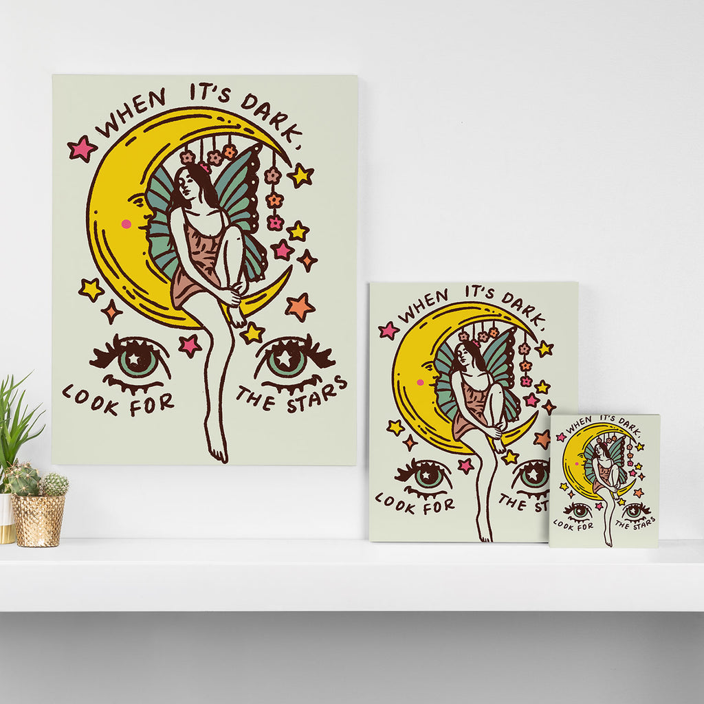 Look for the Stars Canvas Print Gallery Image 3