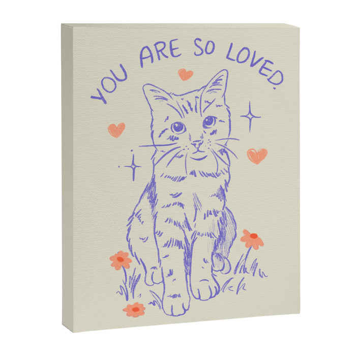 Loved Cat Canvas Print Gallery Image 1