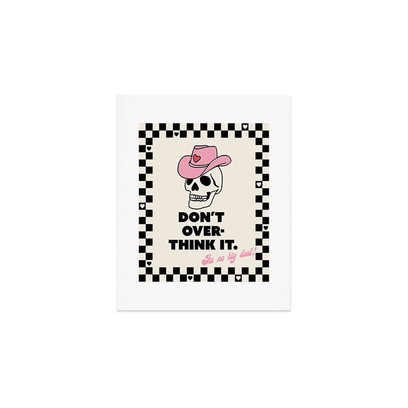 Overthinker Art Print Gallery Image 1