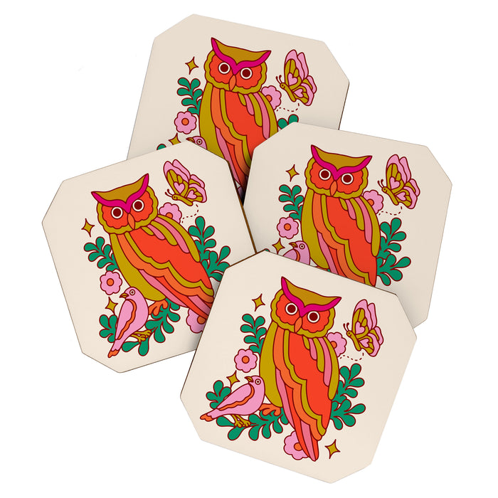 Owl Perch Coaster Gallery Image 1