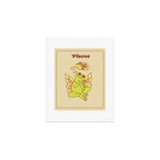 Pisces Frog Art Print Gallery Image 1