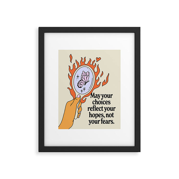 Reflection Framed Art Print Gallery Image 1