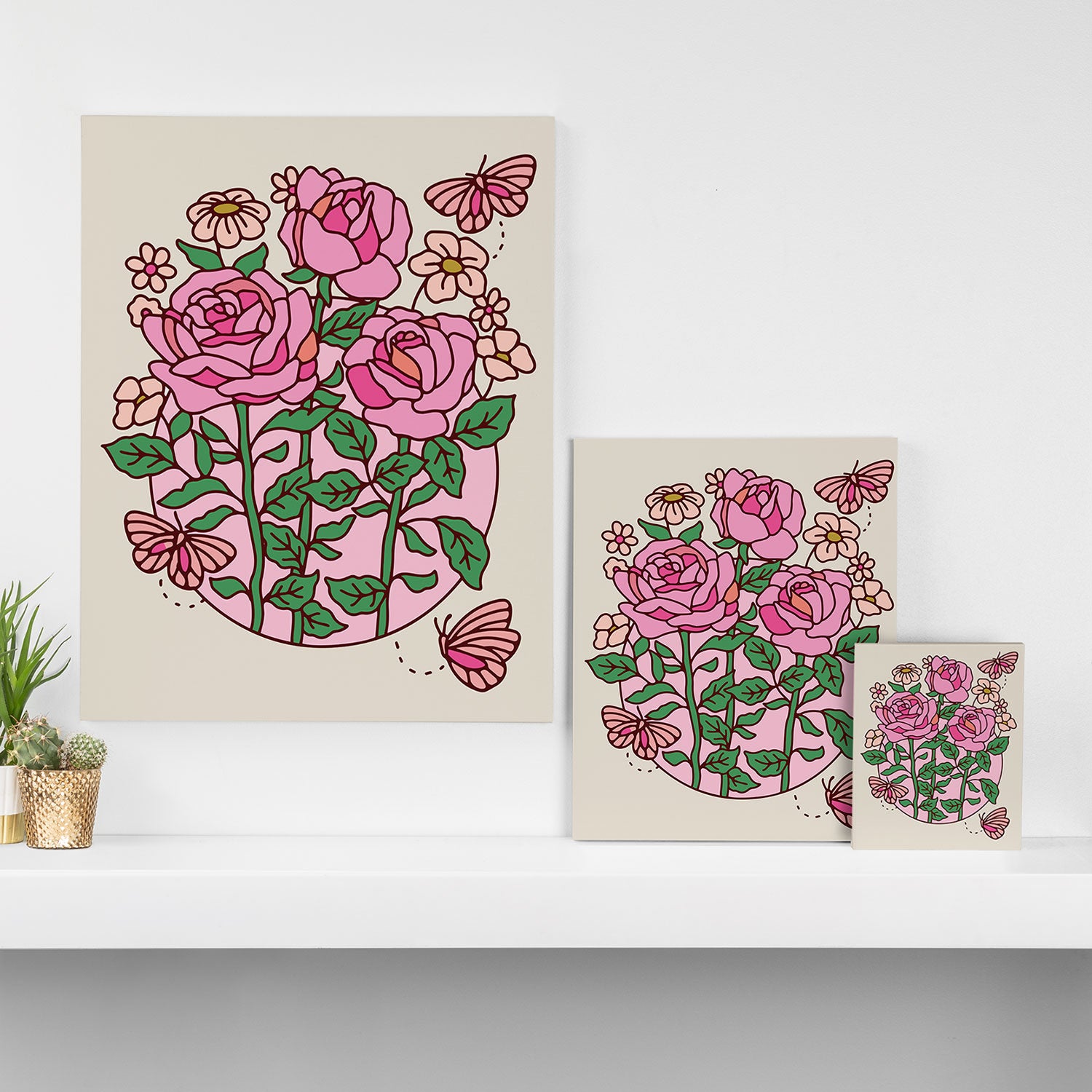 Rose Canvas Print Gallery Image 3