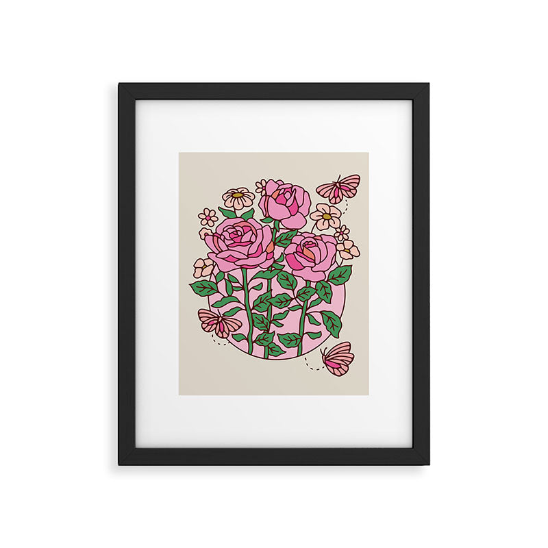 Rose Framed Art Print Gallery Image 4