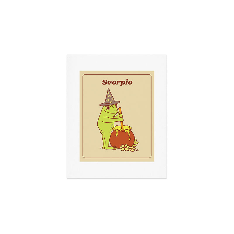 Scorpio Frog Art Print Gallery Image 1