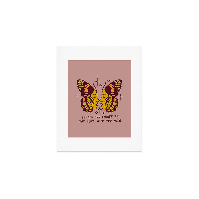 Self Love Butterfly Art Print Gallery Image 1