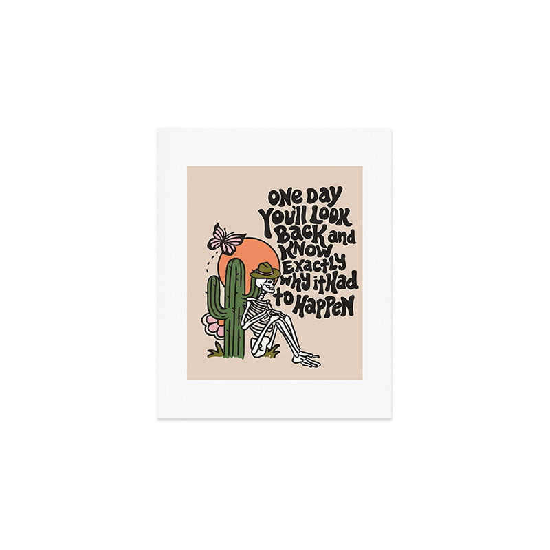 Skelly Thoughts Art Print Gallery Image 1
