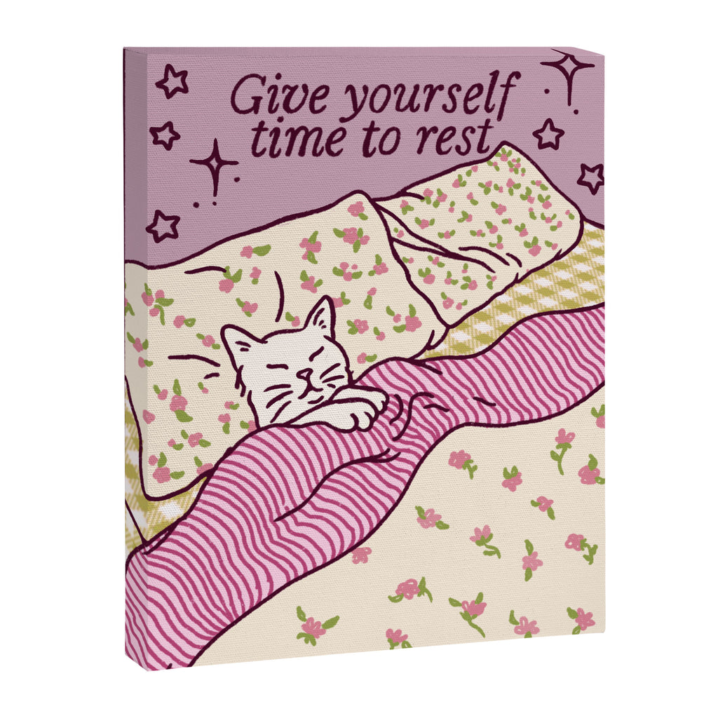 Sleepy Cat Canvas Print Gallery Image 6