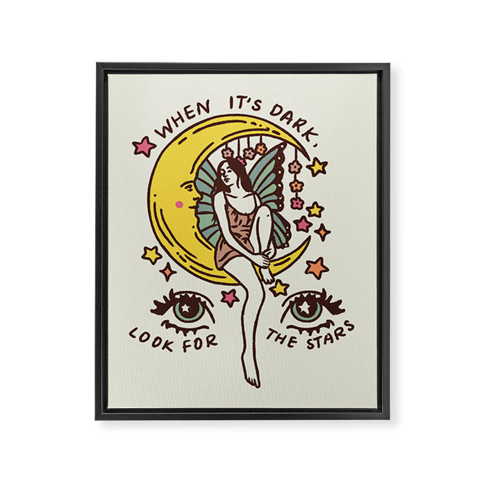 Star Fairy Framed Canvas Print Gallery Image 1