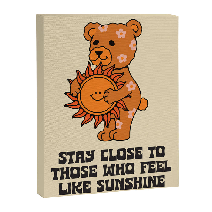 Sunshine Bear Canvas Print Gallery Image 1