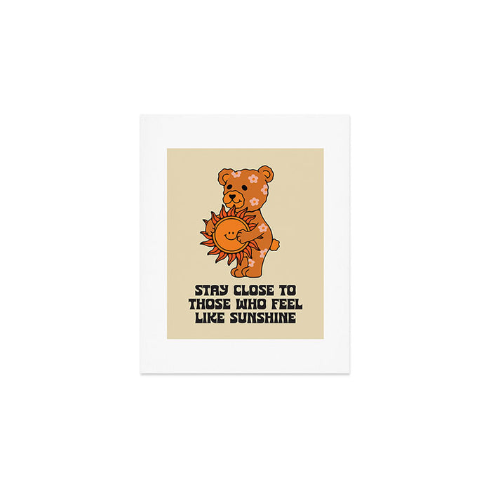 Sunshine Bear Art Print Gallery Image 1