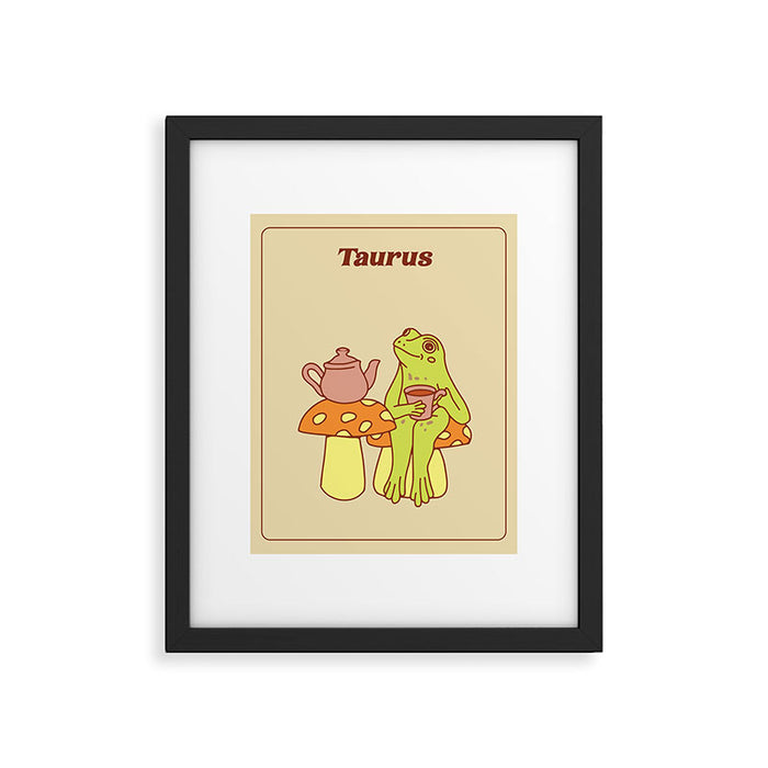 Taurus Frog Framed Art Print Gallery Image 1