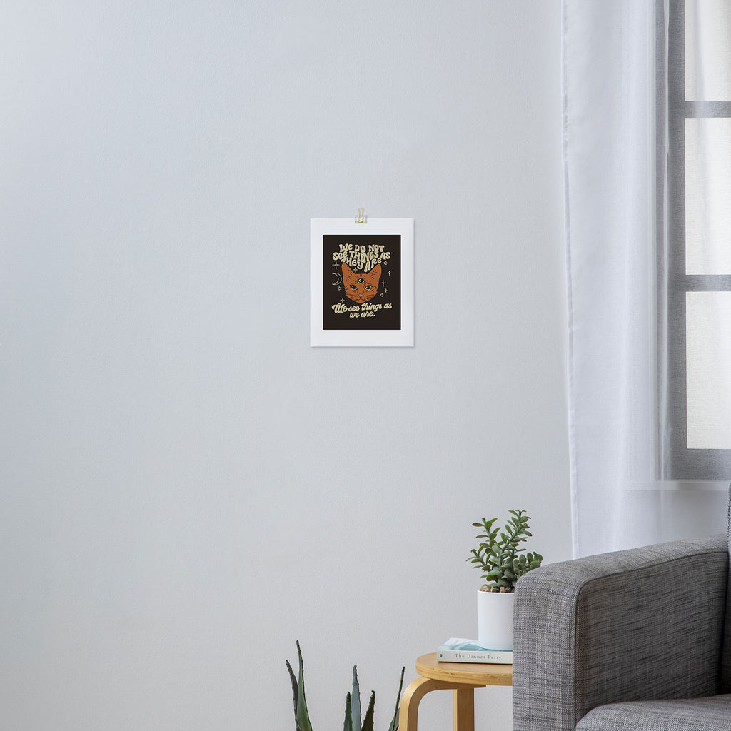 Third Eye Cat Art Print Gallery Image 3
