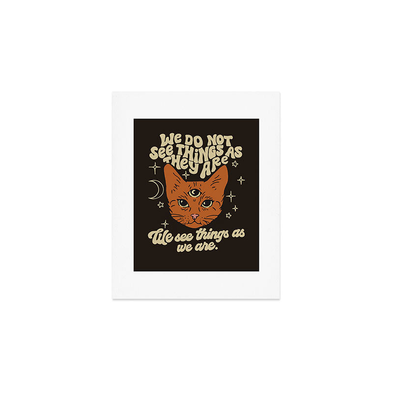 Third Eye Cat Art Print Gallery Image 1