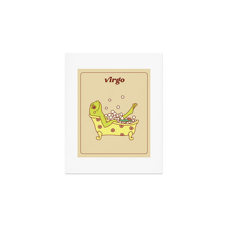 Virgo Frog Art Print Gallery Image 1