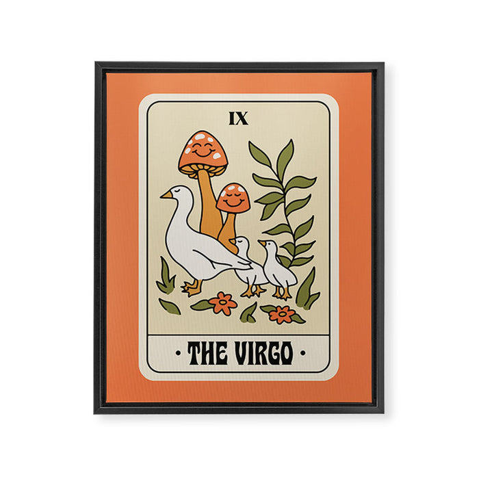 Virgo Tarot Framed Canvas Print Gallery Image 1