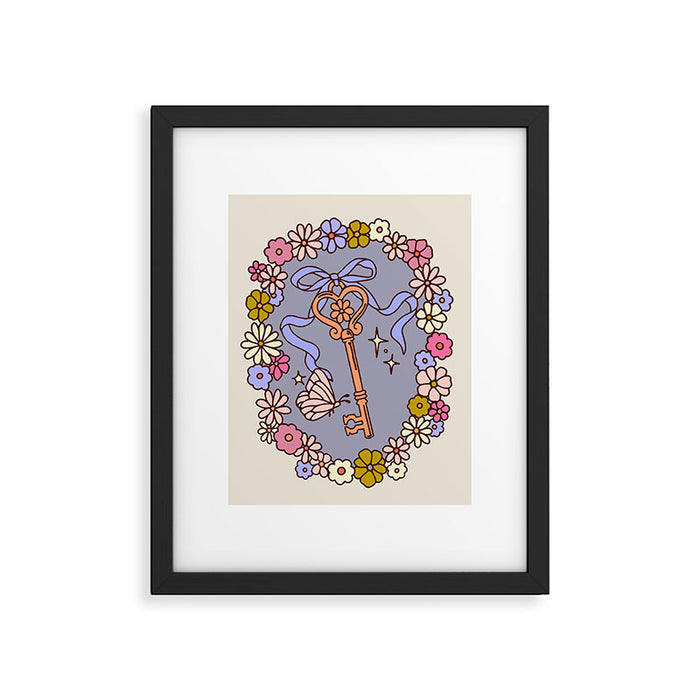 Whimsy Key Framed Art Print Gallery Image 1