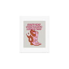 Y2K Cowgirl Art Print Gallery Image 1