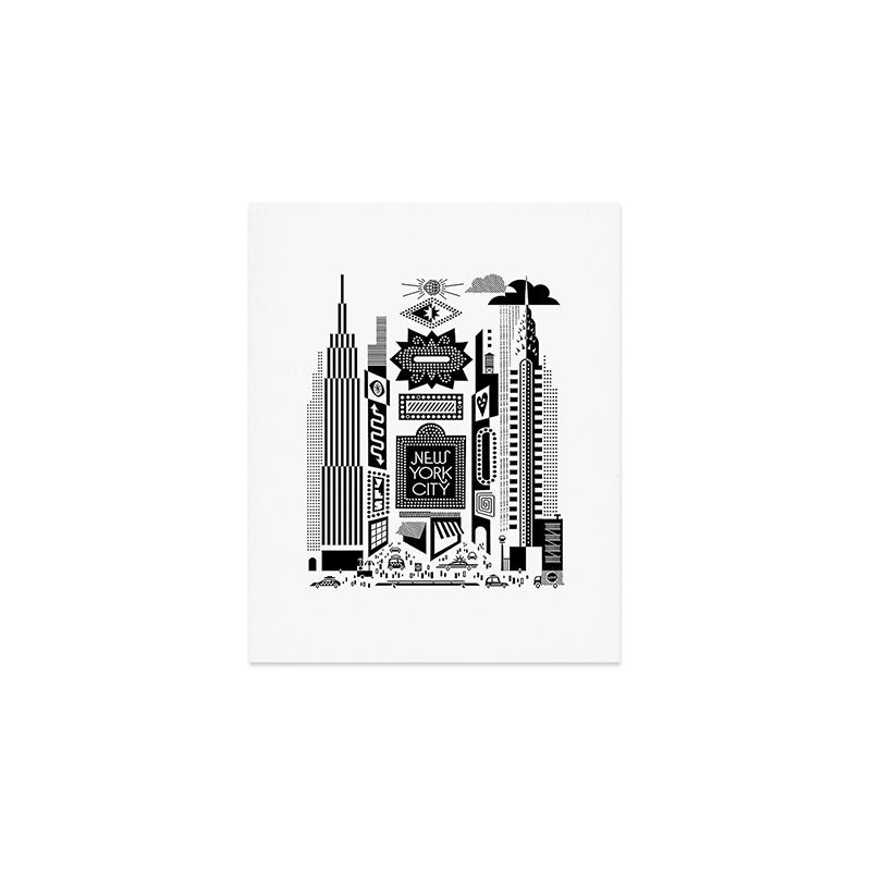 Downtown NYC Art Print Gallery Image 1