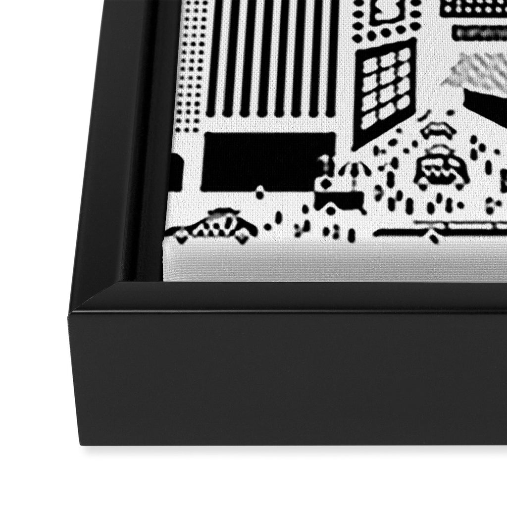 Downtown NYC Framed Canvas Print Gallery Image 3