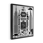 Downtown NYC Framed Canvas Print Gallery Image 2