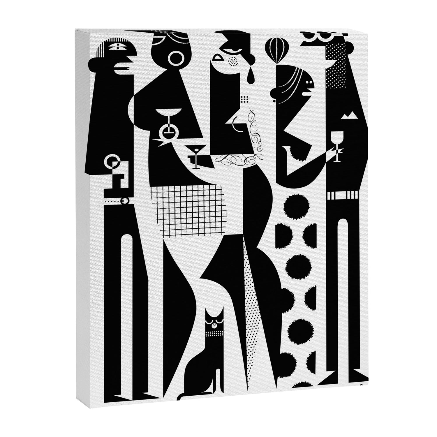 NYC Party People Canvas Print Gallery Image 3
