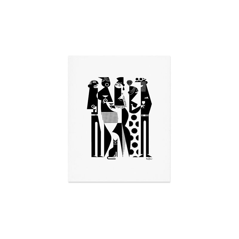 Nyc Party People Art Print
