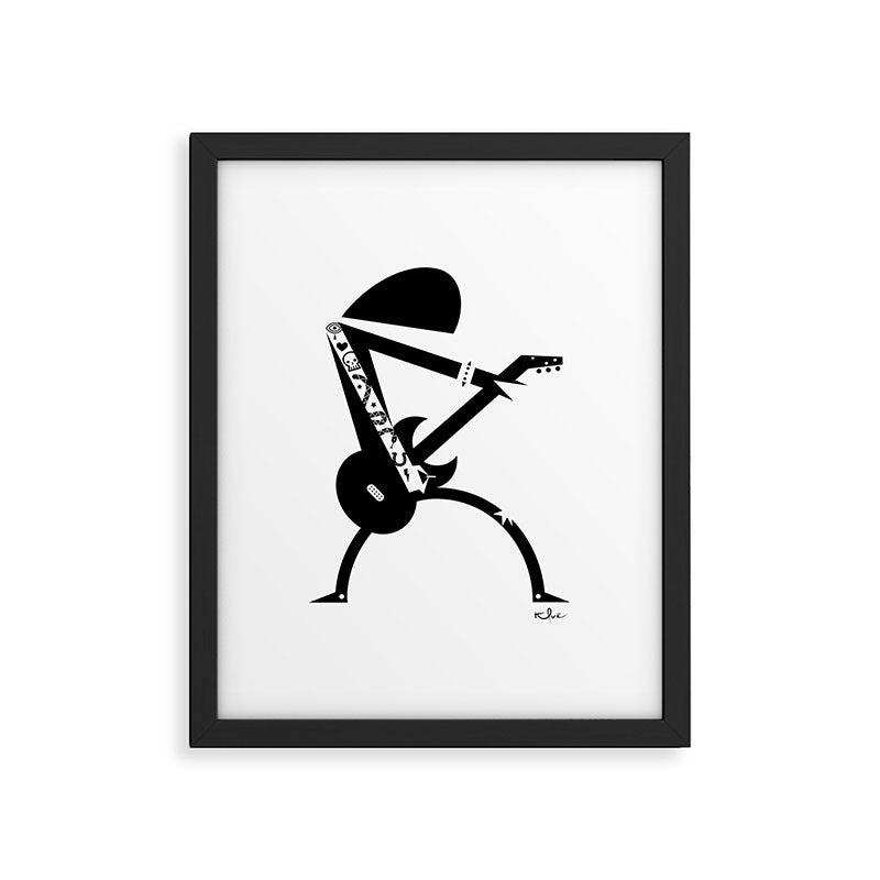 Punk Rocker Framed Art Print Gallery Image 5