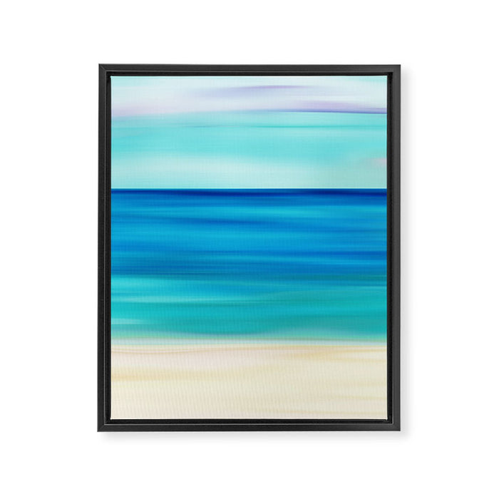 Abstract Seascape 11 Framed Canvas Print Gallery Image 1