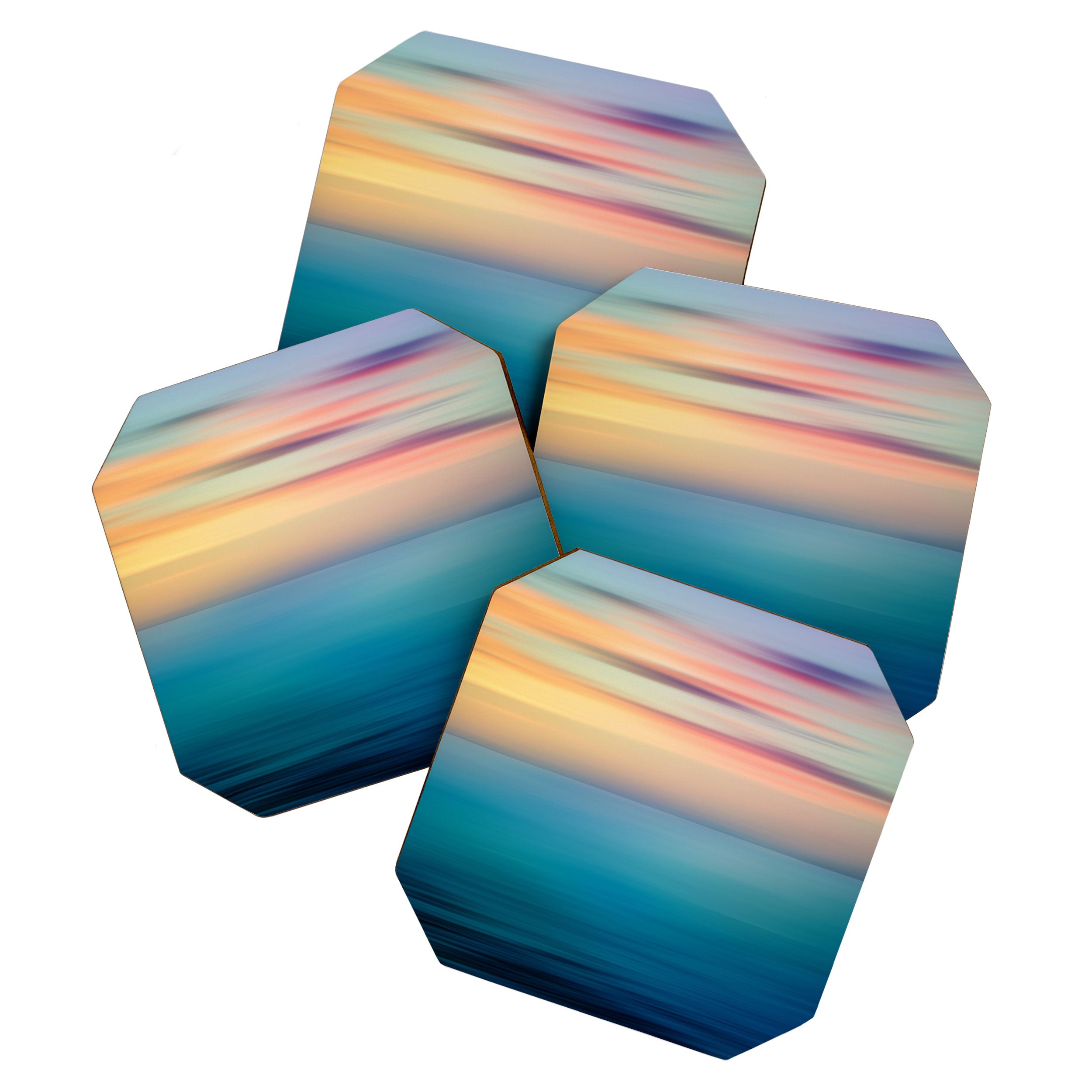Abstract Seascape Coaster Gallery Image 1