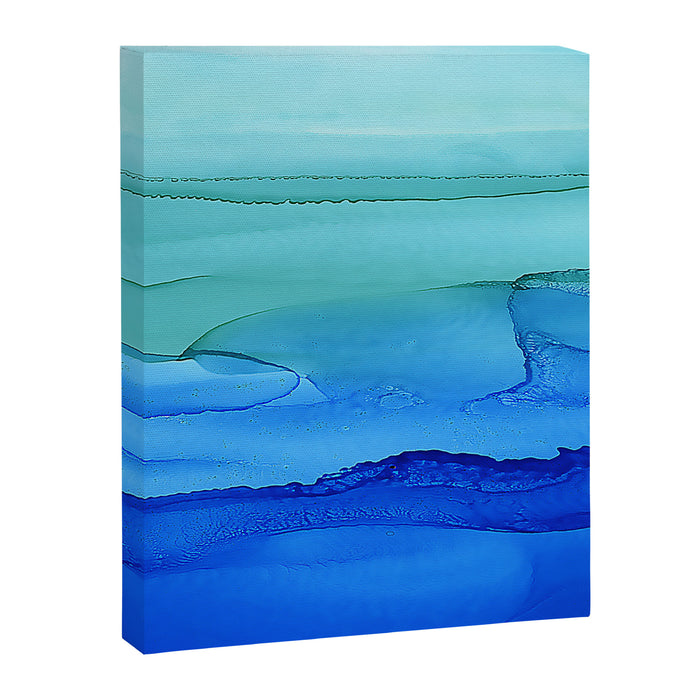Alcohol Ink Seascape Canvas Print Gallery Image 1