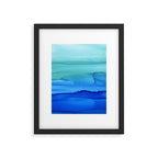Alcohol Ink Seascape Framed Art Print Gallery Image 6