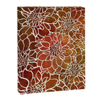 Dahlia Flower Pattern 18 Canvas Print Gallery Image 8