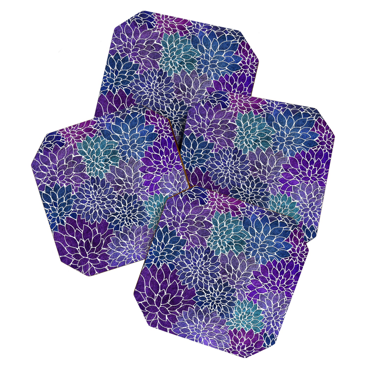 Floral Abstract 22 Coaster Gallery Image 1