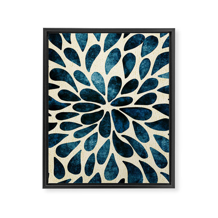 Petal Burst #5 Framed Canvas Print Gallery Image 1