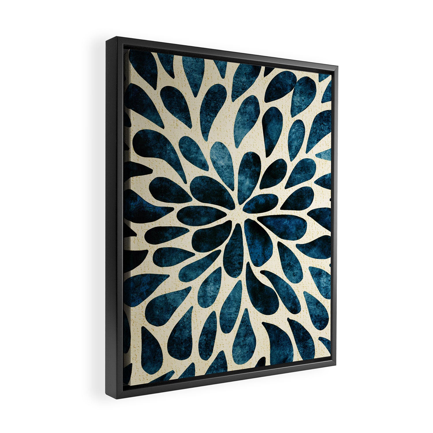 Petal Burst #5 Framed Canvas Print Gallery Image 2