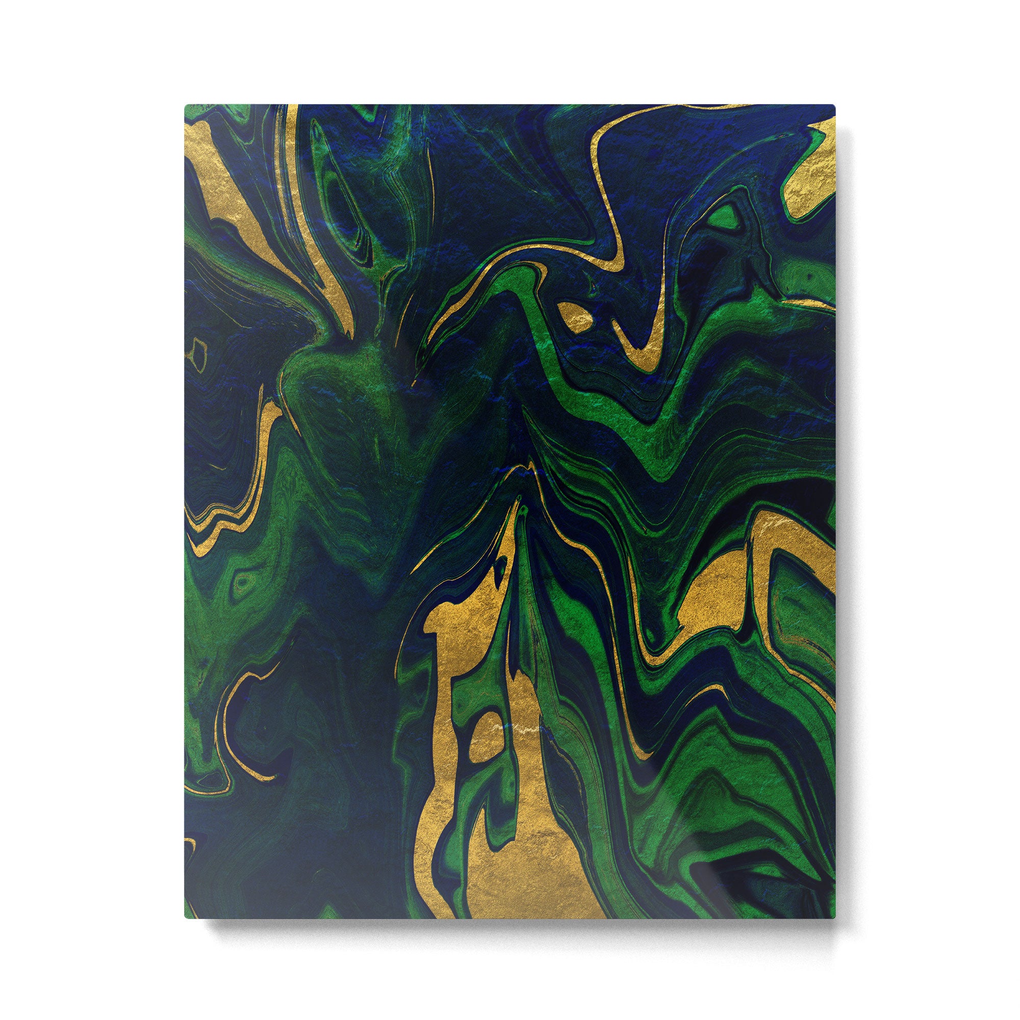 Rhapsody in Blue and Green and Gold Metal Print Gallery Image 6