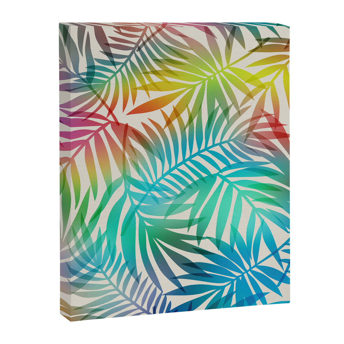 Tropical Palm Leaves Canvas Print Gallery Image 8