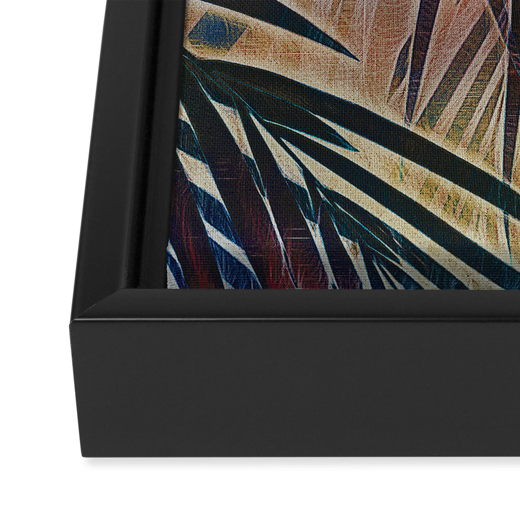 Tropical Sunset Framed Canvas Print Gallery Image 3