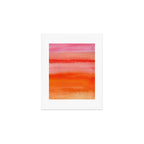 Watercolor Sunset Sky Art Print Gallery Image 1